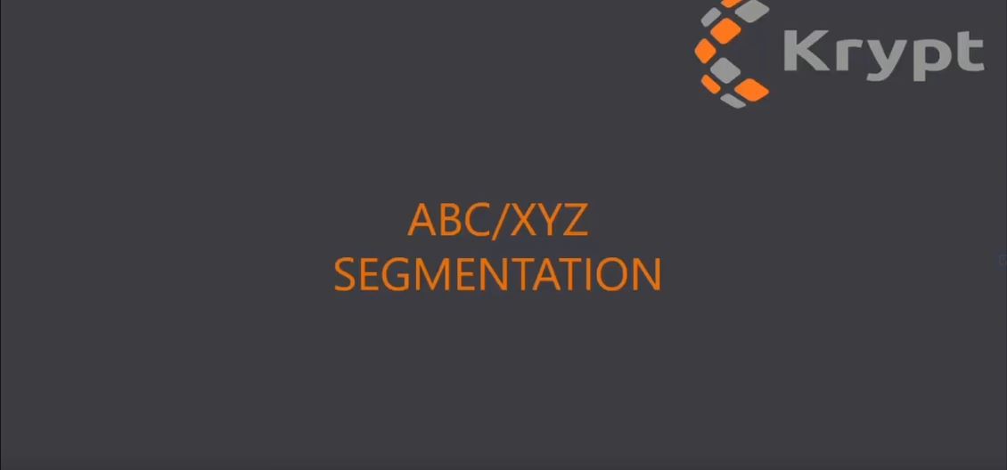 ABC XYZ Segmentation with SAP IBP