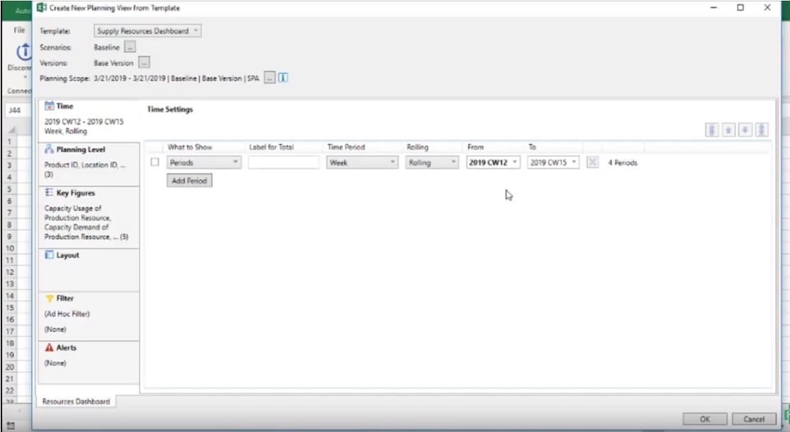 SAP IBP Dashboard